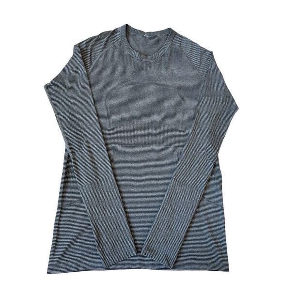 Lululemon Run Swiftly Tech Long Sleeve Top size 10 Grey - Picture 1 of 4